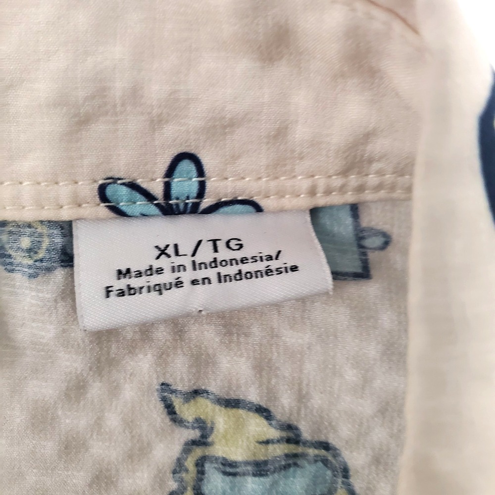 Timberland Short Sleeve Graphic Resort Shirt Nature size XL - Picture 8 of 13